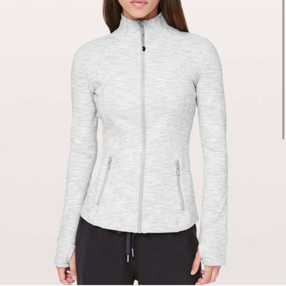 Women's Gray Zip-Up Jacket